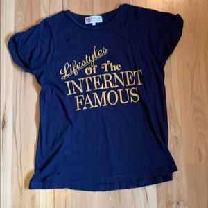 Wild Fox Couture Distressed Shirt